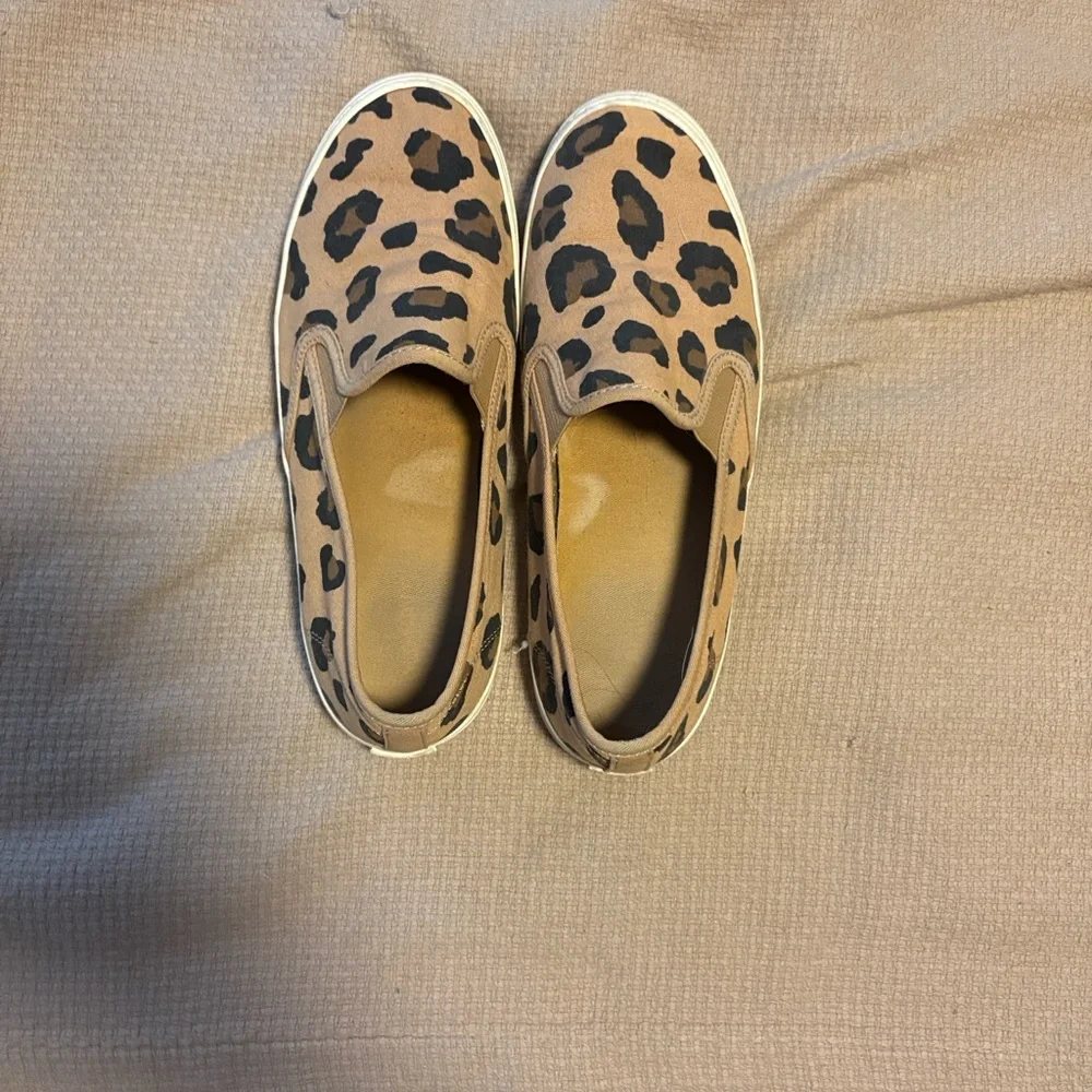 Old Navy Leopard Print Slip-On Sneakers - Picture 3 of 3
